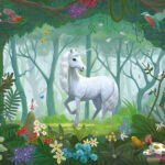 Ref 7150 PUZZLE 1000P FORET ENCHANTEE Facing plateau BD