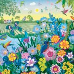 Ref 7401 PUZZLE 200P LE PRINTEMPS Facing Plateau BD